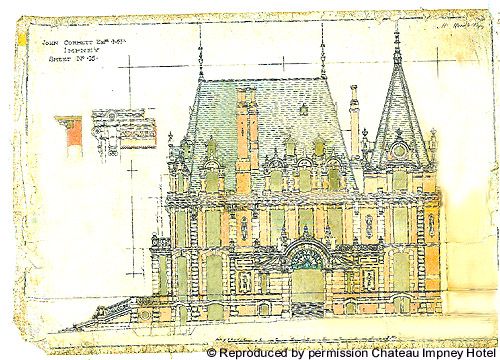 Chateau Impney - outside plan